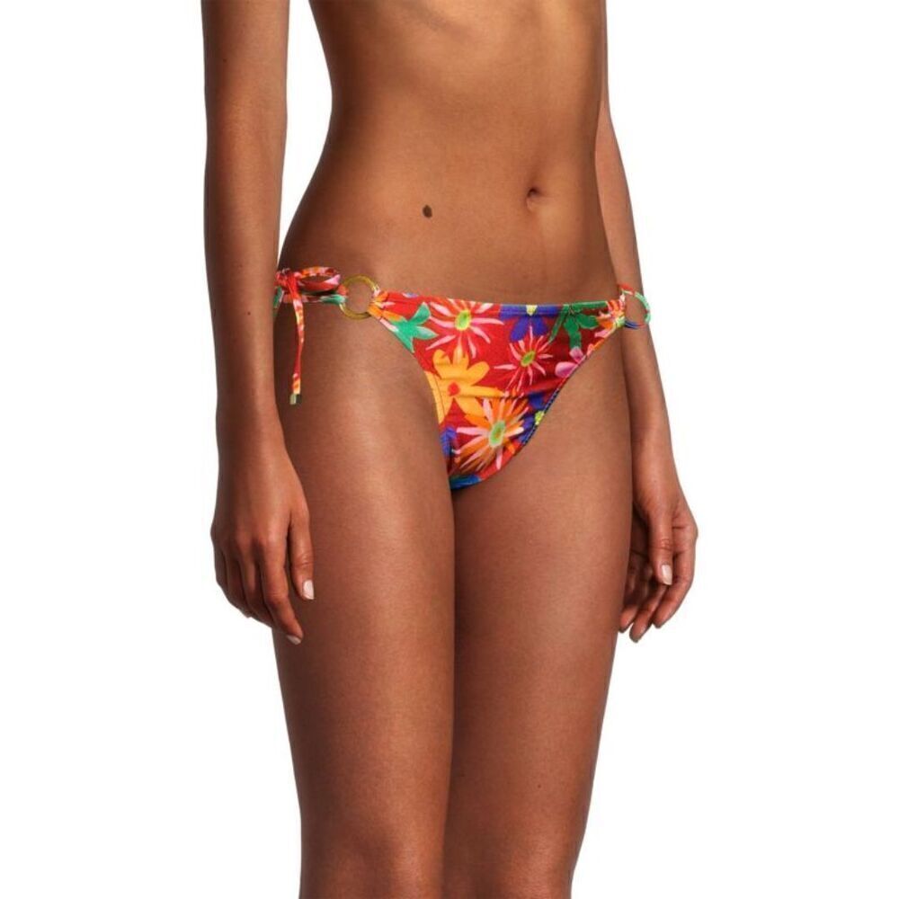 PatBo Womens Aster Low-Rise String Bikini Bottom  X-Small